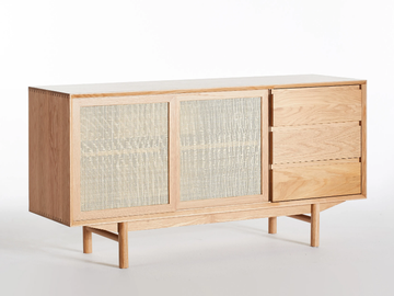 TORII - Wooden sideboard with sliding doors by grado design - view 2